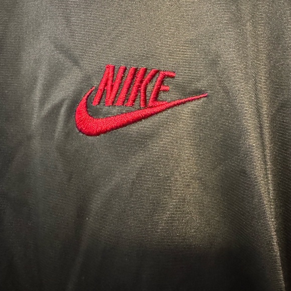 Nike Men's Olive green and Red logo Track Jacket size medium full zip up - Picture 2 of 9